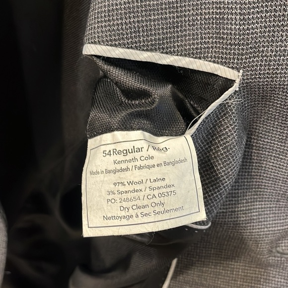 Kenneth Cole men’s houndstooth sports blazer size 54R - Picture 5 of 7